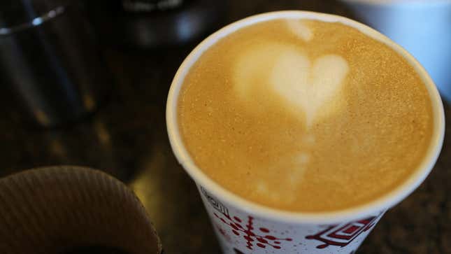 A cinnamon latte.