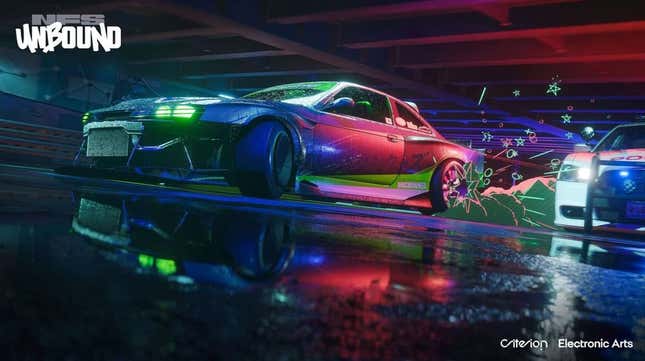 Imagen para el artículo titulado Se filtran las primeras imágenes de Need for Speed: Unbound y desvelan su particular estilo anime
