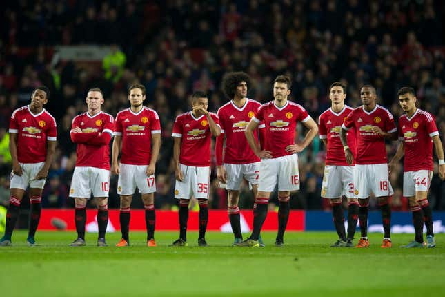 Branding is commonplace in soccer.