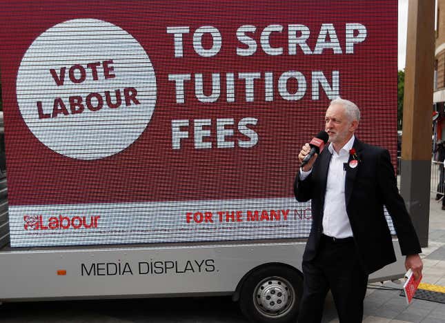 Jeremy Corbyn, the leader of Britain’s Labour Party.