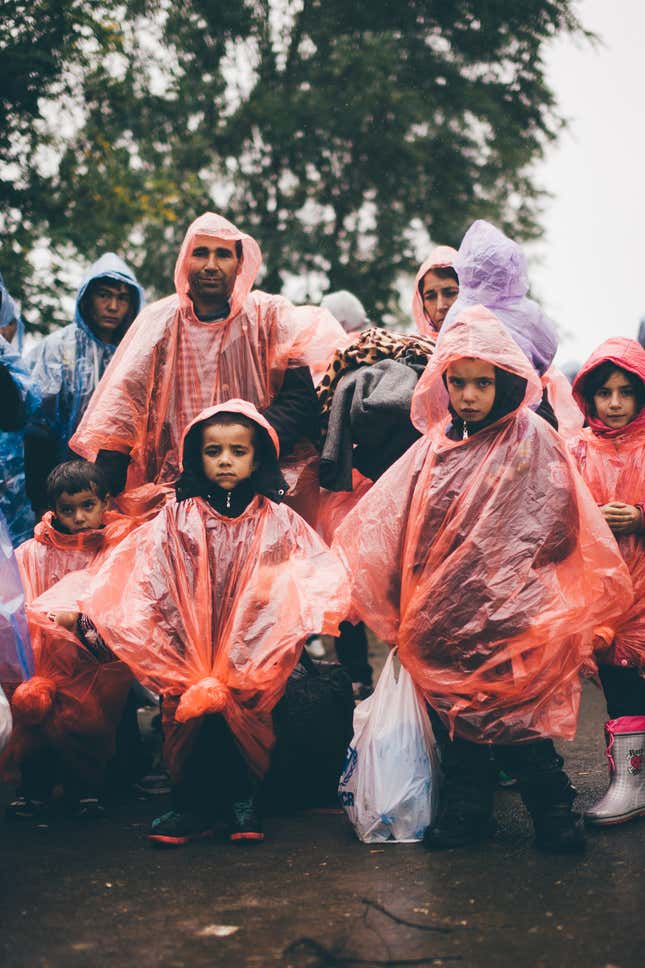 Image for article titled Dispatch from the chaotic front lines of Europe’s refugee crisis