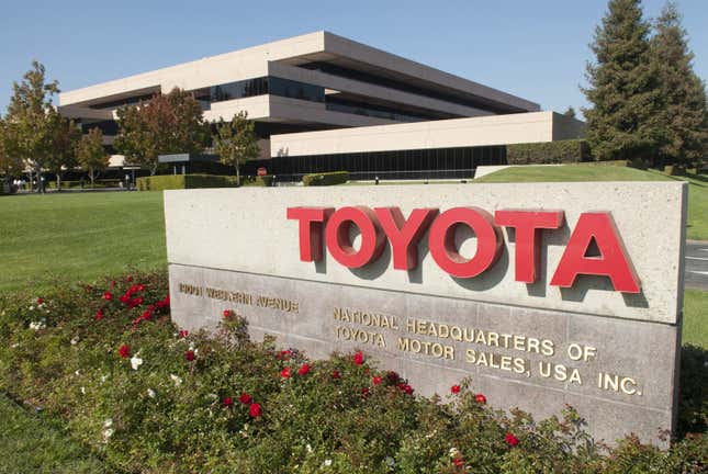 Image for article titled Toyota Is Once Again Donating to Members of Congress Who Wanted to Overturn the 2020 Election