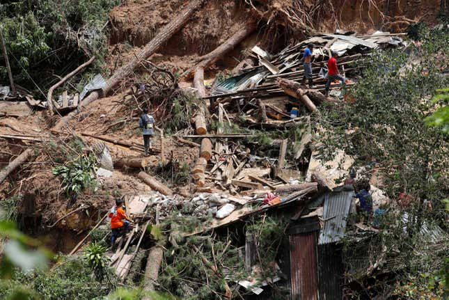 Image for article titled Photos: Super Typhoon Mangkhut mangles all in its path