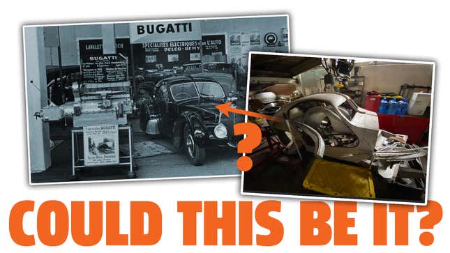 Image for article titled We Asked An Expert If Pictures Posted On Reddit Are Really Of A Legendary Lost Bugatti