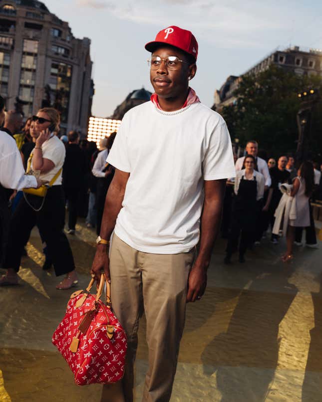 Image for article titled Black Hollywood Popped Out For Pharrell&#39;s Debut LV Fashion Show