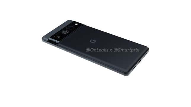 An image of the Google Pixel 7 Pro face-down