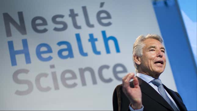 Nestlé chairman Peter Brabeck-Letmathe