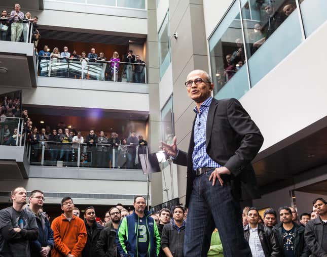 Satya Nadella at Microsoft