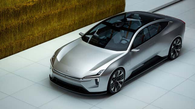 An image of the Polestar Precept concept car.