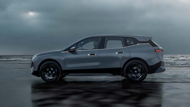 Image for article titled The BMW iX M60 Has 811 Pound-Feet Of Torque And So Much Gold