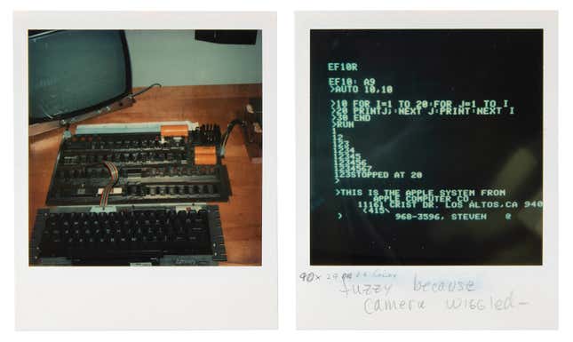 Image for article titled 15 Pieces of Apple History That Hit the Auction Block for Big Bucks