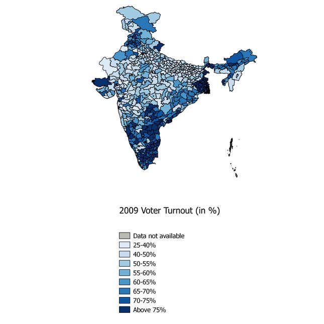 Data: Election Commission of India, Datameet