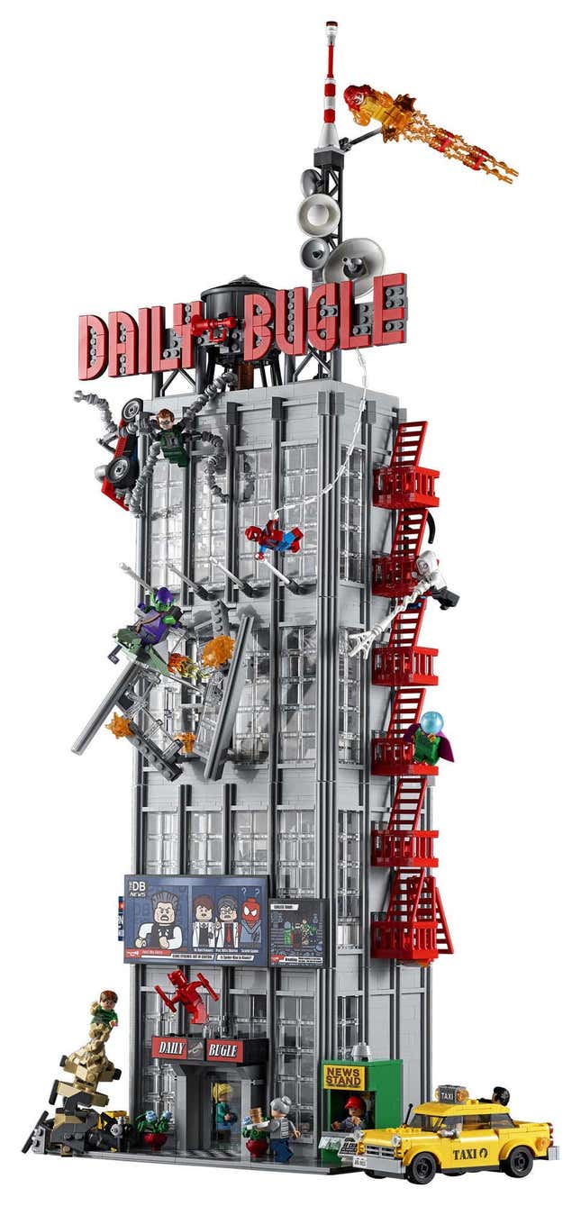 Imagen para el artículo titulado Así es el impresionante set de Lego de Spider-Man, el más grande de Marvel hasta la fecha