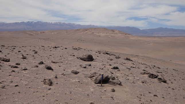 The Atacama Desert landscape.