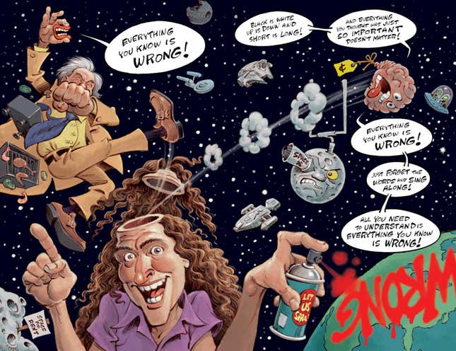 Image for article titled Everything You Know Is Wrong (But So Right) Inside Weird Al&#39;s New Graphic Novel