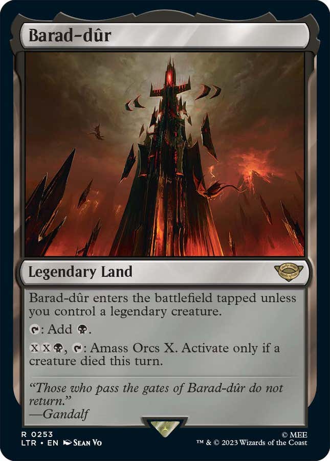 Image for article titled Magic: The Gathering's Lord of the Rings Set Is Full of Precious Art