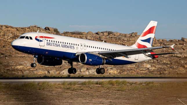 British Airways jet