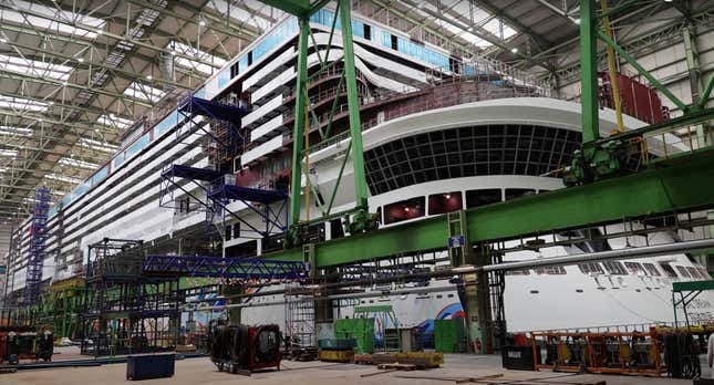 Image for article titled World's Largest Cruise Ship to Be Scrapped Before First Voyage
