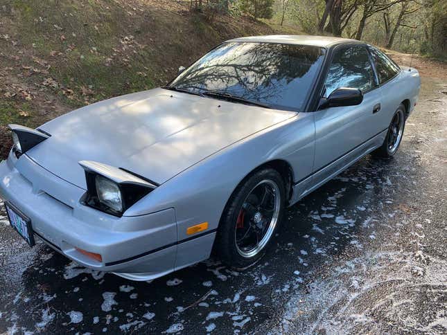 nissan 240sx silver