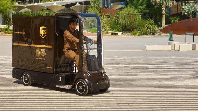 Image for article titled The Cutest Little Electric Delivery Van Might Deliver Your Next Package