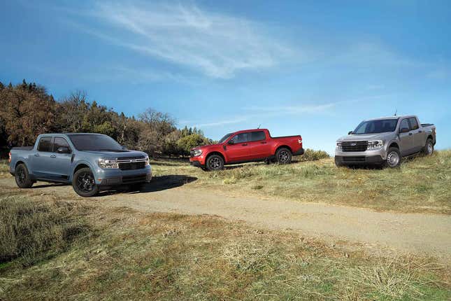 Image for article titled Ford Brings Back Small Cheap Trucks With The $20,000 2022 Ford Maverick And It's A Hybrid
