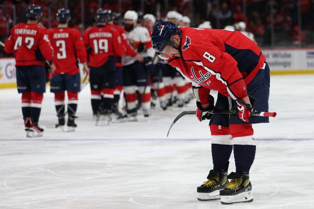 Alex Ovechkin and the Washington Capitals went out early once again.