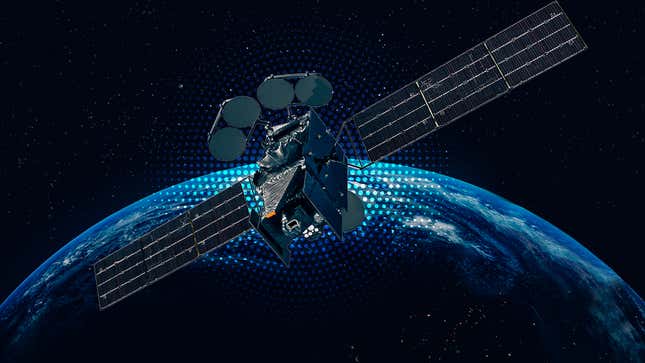 Konzeptionelle Ansicht Von Intelsat 40E Und Tempo.