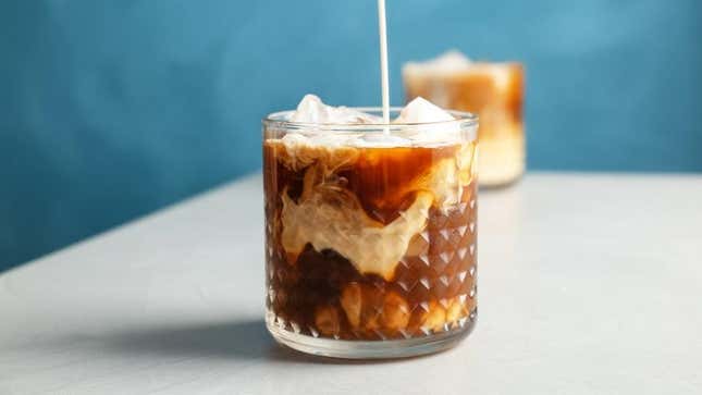 cold brew coffee in glass