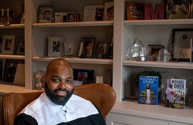 Michael Oher has penned his second book, \&quot;When Your Back&#39;s Against the Wall.\&quot; Oher, a former NFL lineman, is hoping to inspire those who face tough odds it is possible to pick yourself up when life knock&#39;s you down to achieve your dreams.