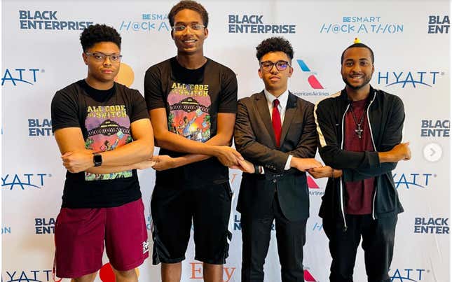 Image for article titled Black Hackers From Morehouse Showed Up and Showed Out at Black Enterprise Tech Competition