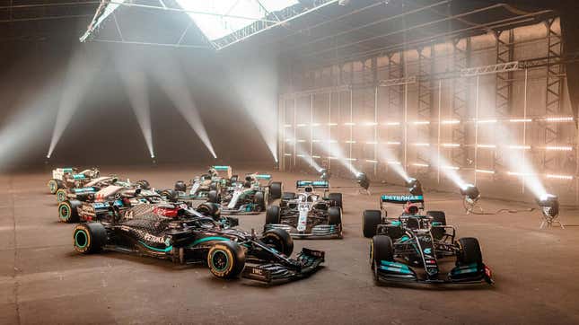 Image for article titled Mercedes Will Race With A Silver Livery Again In 2022: Report