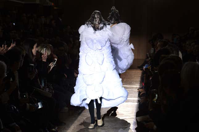 comme des garcons, fashion, style, fall 2015, japan, paris fashion week