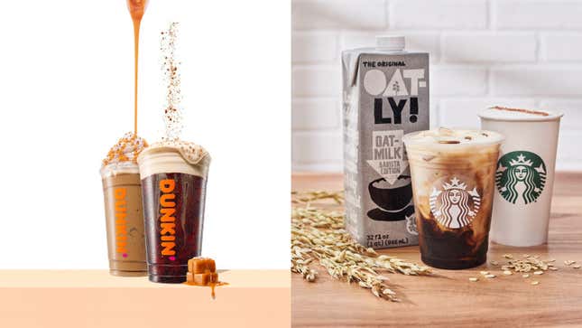 Image for article titled Dunkin’ and Starbucks Have Dramatically Different Interpretations of Spring