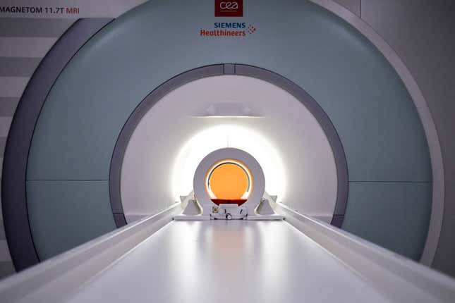 The Neurospin MRI southwest of Paris, France.