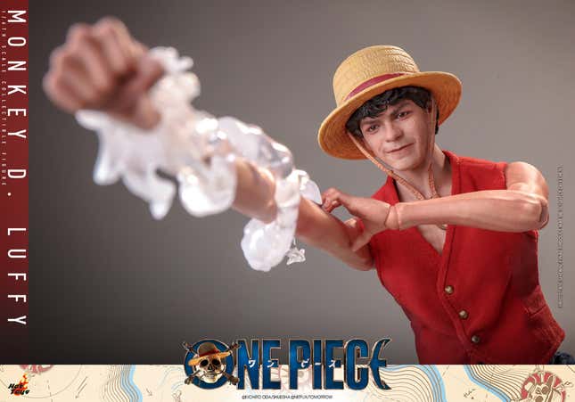 Imagen para el artículo titulado Oh, las figuras de One Piece de acción en vivo de Hot Toys están extremadamente malditas