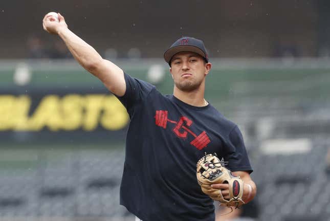 Jul 17, 2023; Pittsburgh, Pennsylvania, USA;  Cleveland Guardians second baseman Tyler Freeman (2) plays catch on the field before the game against the Pittsburgh Pirates at PNC Park.