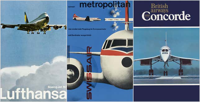 Image for article titled These Mad Men-era posters will make you long for the glory days of flying