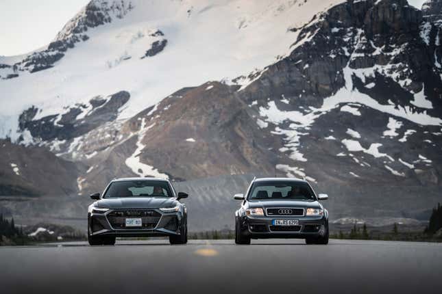Image for article titled Celebrating 20 Years of Audi RS6 Wagons by Driving Every Generation