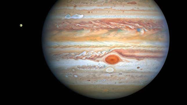 Imagen para el artículo titulado Ya sabemos cómo de profunda es la Gran Mancha Roja de Júpiter
