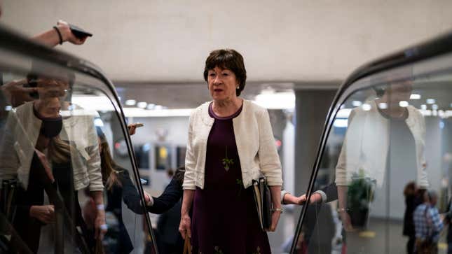 Image for article titled Fuck You Again, Susan Collins