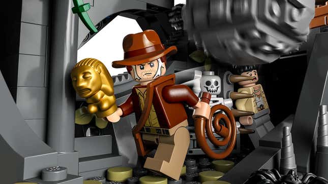 Image for article titled Indiana Jones&#39; Hunt For the Idol, Ark, and Holy Grail Continues in 3 New Lego Sets