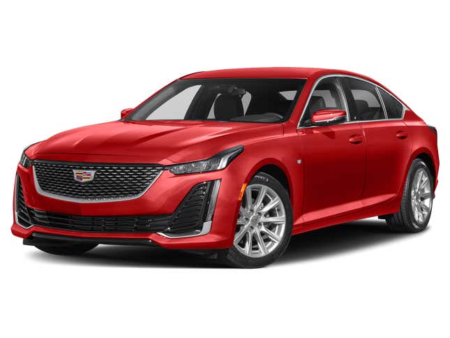 Cadillac CT5 / 4dr Sdn Luxury 2023. Front 3⁄4, Facing to the Left