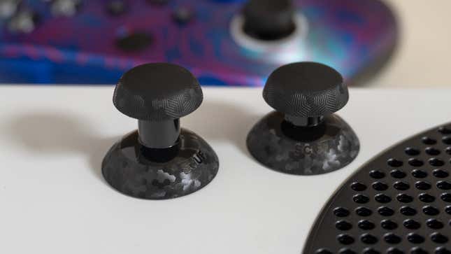 The Scuf Instinct and Instinct Pro come with alternate dome-topped joysticks, one short and one tall so you can test which one might work better for you.