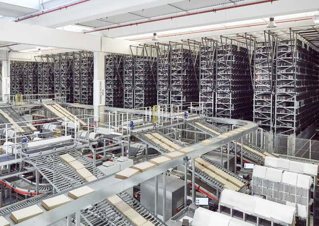 Yoox Group logistics center