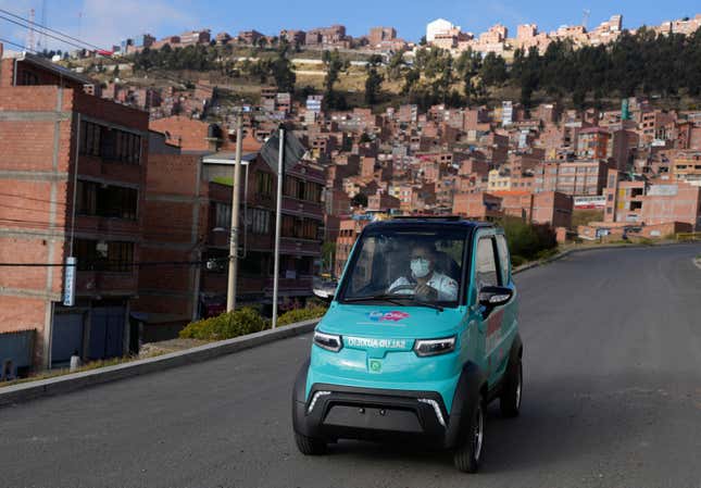 Image for article titled The Little EV Aiming to Kickstart Bolivia&#39;s Lithium Economy