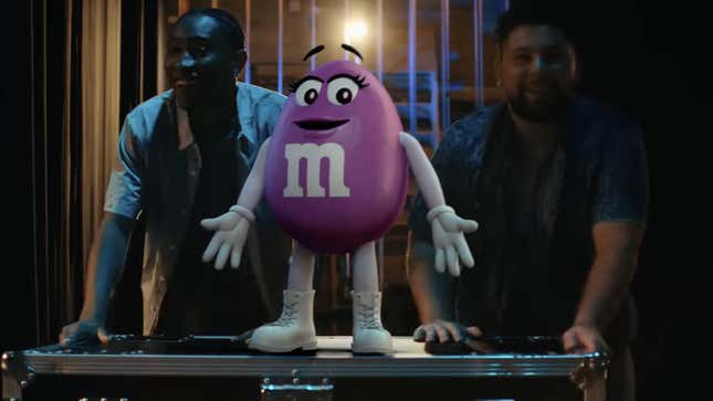 Image for article titled The New Purple M&amp;M Isn’t Exactly As It Seems