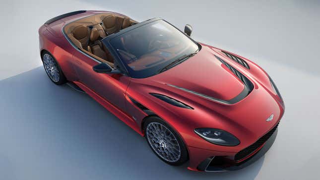 A render of the Aston Martin DBS 770 Ultimate Volante. 