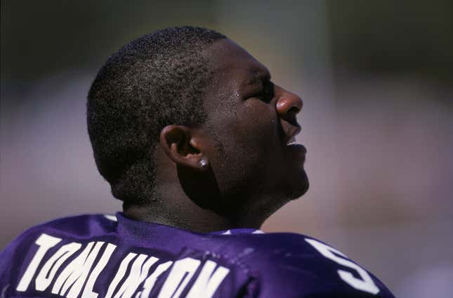 LaDainian Tomlinson, then a 21-year-old TCU standout
