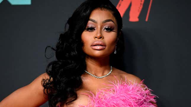 Blac Chyna arrives for the 2019 MTV Video Music Awards at the Prudential Center in Newark, New Jersey on August 26, 2019.