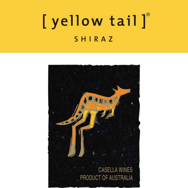 Yellow Tail label